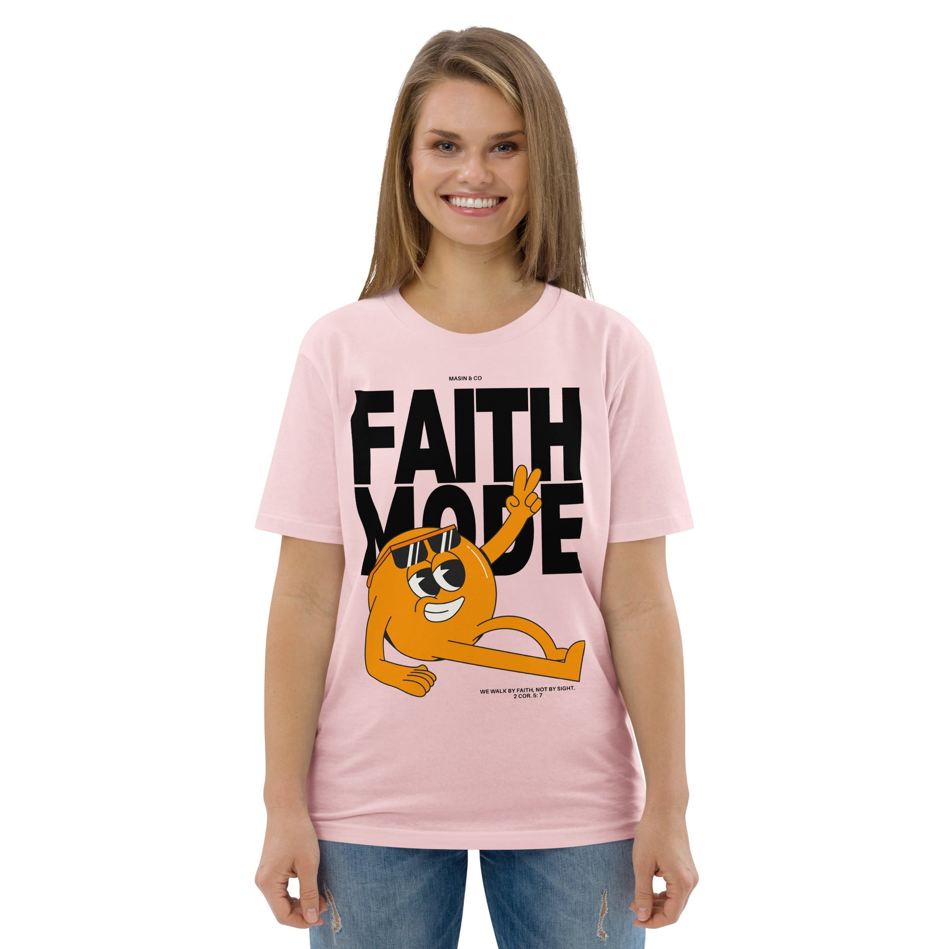 Faith Mode Unisex Premium Organic Cotton T-Shirt by MASIN Fashion – Faith - based Wear