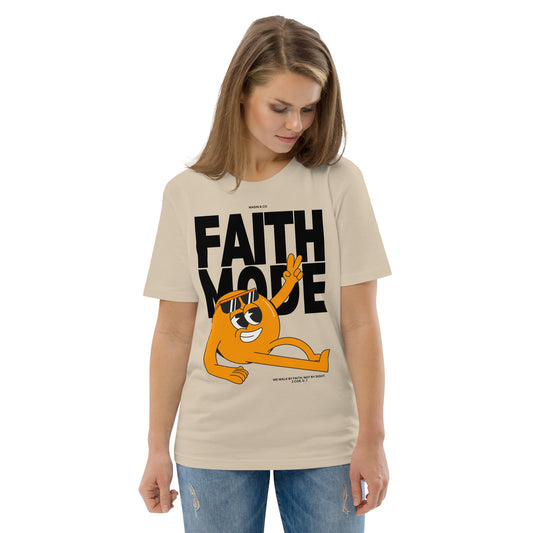 Faith Mode Unisex Premium Organic Cotton T-Shirt by MASIN Fashion – Faith - based Wear