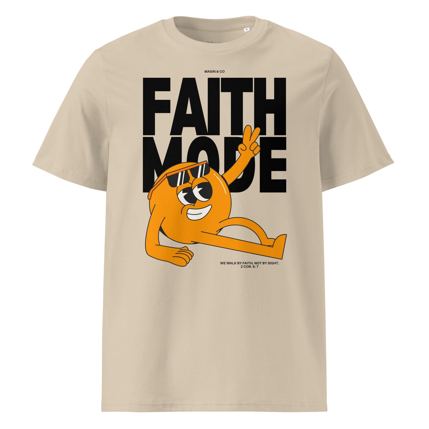 Faith Mode Unisex Premium Organic Cotton T-Shirt by MASIN Fashion – Faith - based Wear
