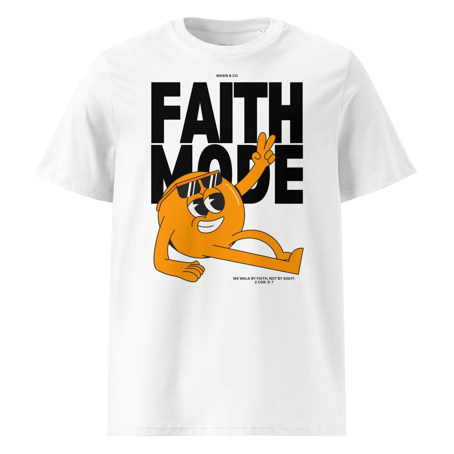 Faith Mode Unisex Premium Organic Cotton T-Shirt by MASIN Fashion – Faith - based Wear