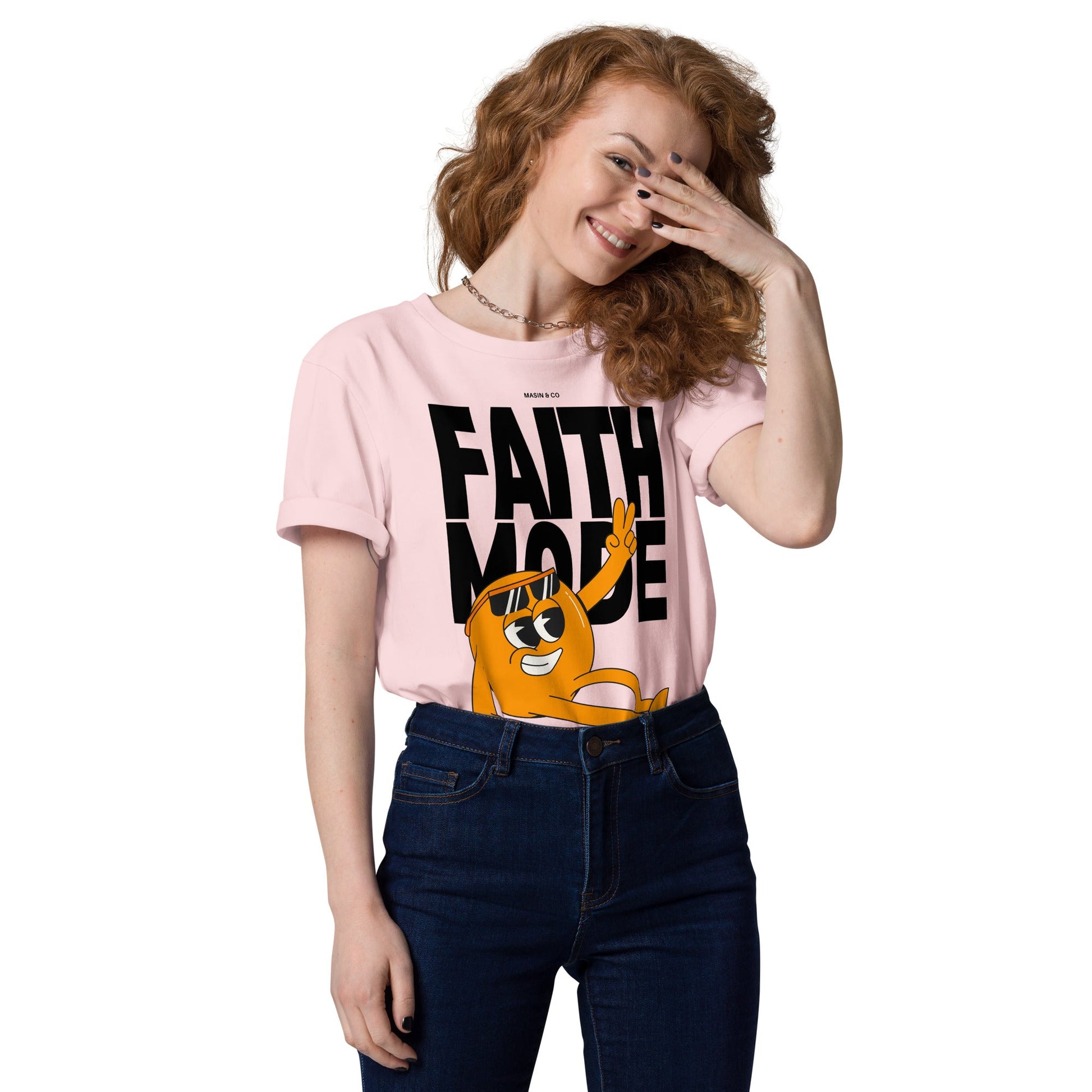 Faith Mode Unisex Premium Organic Cotton T-Shirt by MASIN Fashion – Faith - based Wear