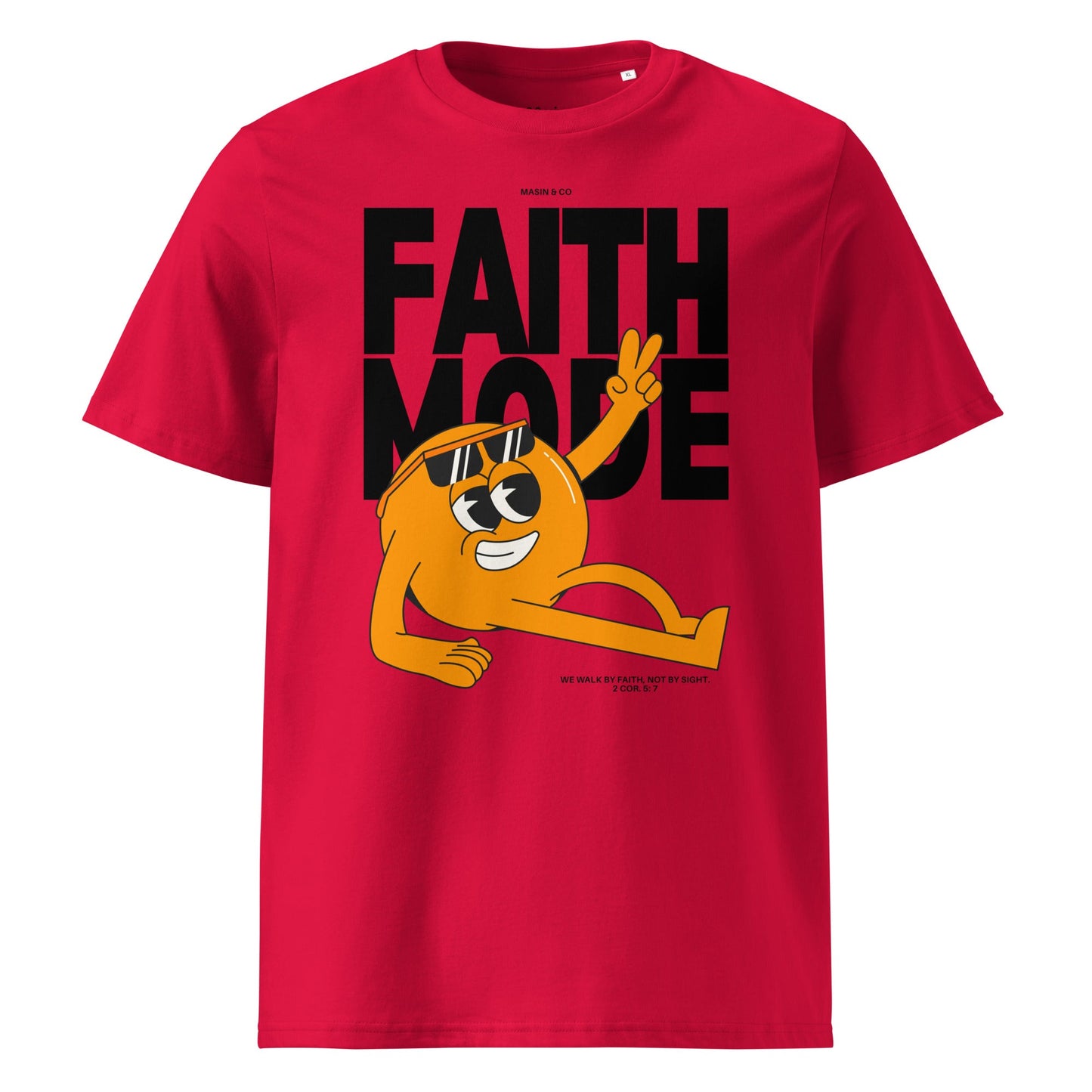 Faith Mode Unisex Premium Organic Cotton T-Shirt by MASIN Fashion – Faith - based Wear
