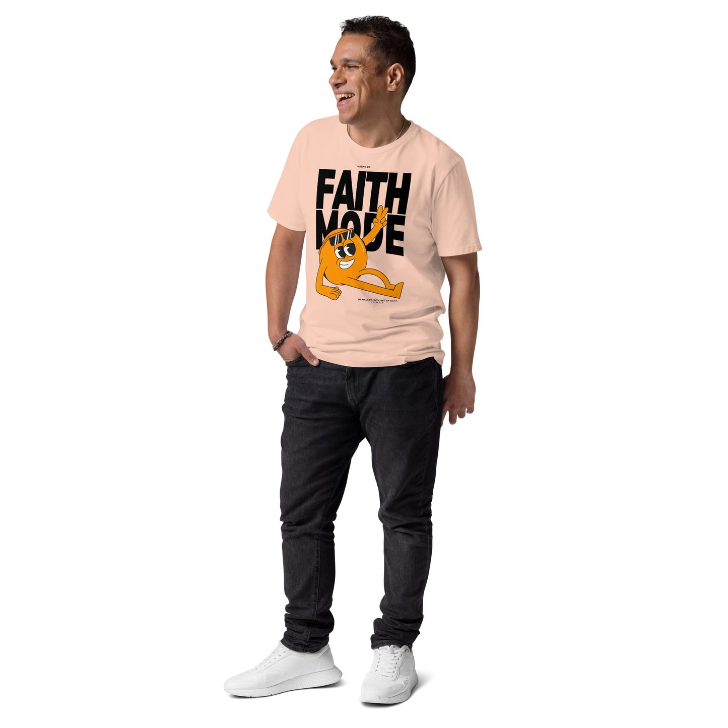 Faith Mode Unisex Premium Organic Cotton T-Shirt by MASIN Fashion – Faith - based Wear