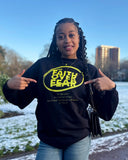Faith over Fear - Front Print - Unisex Premium Oversized Jumper by MASIN Fashion – Faith - based Wear