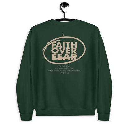 Faith over Fear - Unisex Essentials Sweatshirt by MASIN Fashion – Faith - based Wear