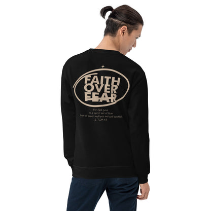 Faith over Fear - Unisex Essentials Sweatshirt by MASIN Fashion – Faith - based Wear