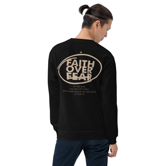 Faith over Fear - Unisex Essentials Sweatshirt by MASIN Fashion – Faith - based Wear