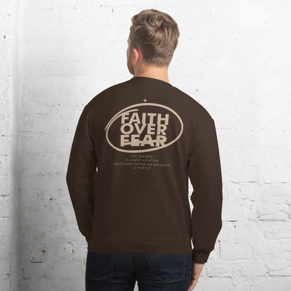 Faith over Fear - Unisex Essentials Sweatshirt by MASIN Fashion – Faith - based Wear