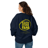Faith over Fear - Unisex Premium Organic Oversized Jumper by MASIN Fashion – Faith - based Wear