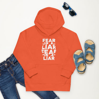 Fear is a Liar - KIDS Unisex Premium Hoodie (4 - 12years) by MASIN Fashion – Faith - based Wear