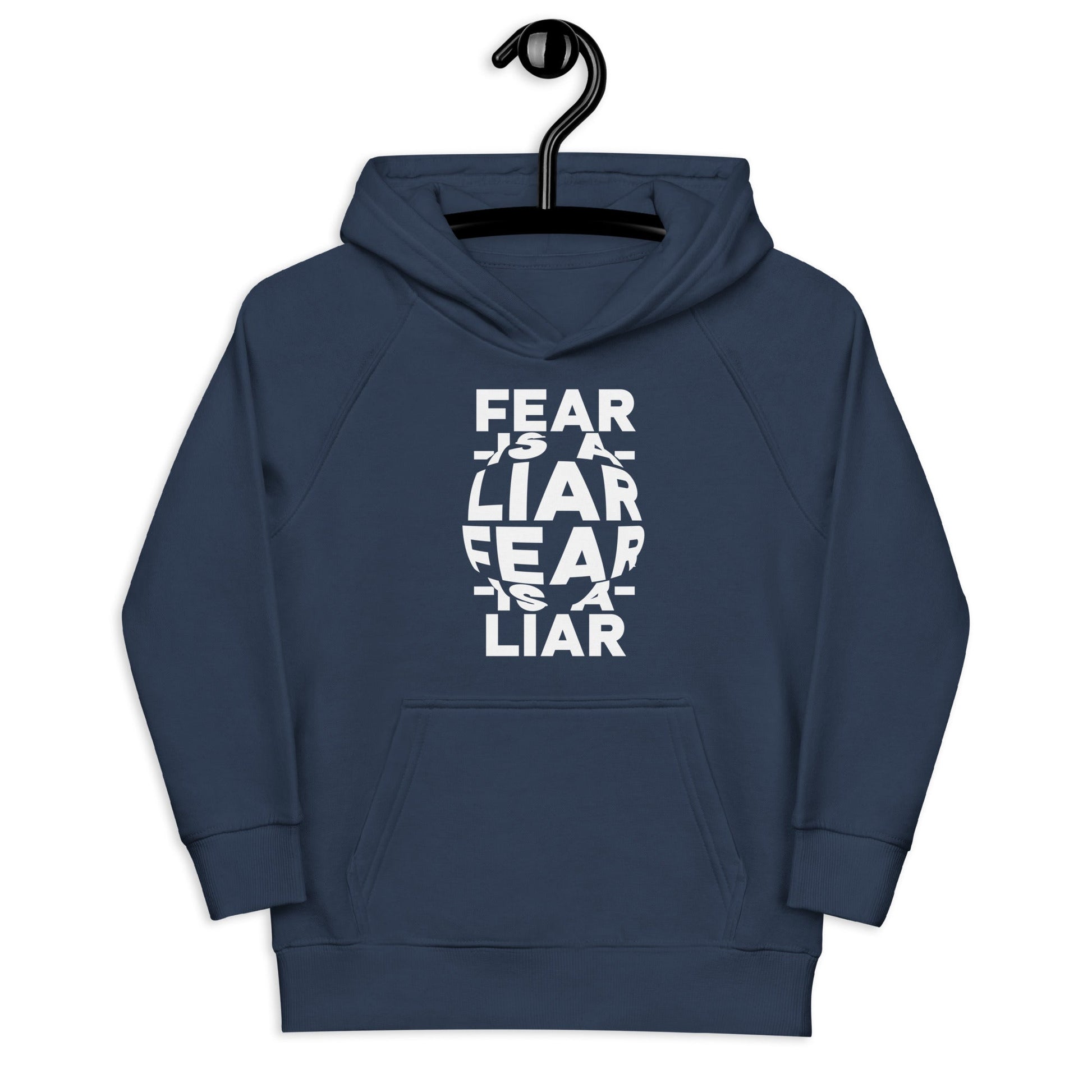 Fear is a Liar - KIDS Unisex Premium Hoodie (4 - 12years) by MASIN Fashion – Faith - based Wear