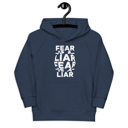 Fear is a Liar - KIDS Unisex Premium Hoodie (4 - 12years) by MASIN Fashion – Faith - based Wear