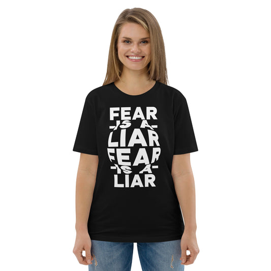 Fear is a Liar - Unisex Premium Organic Cotton T-Shirt by MASIN Fashion – Faith - based Wear