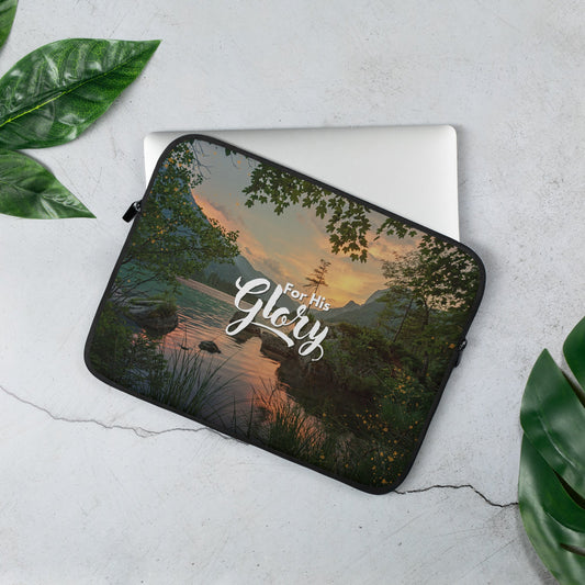For His glory - Laptop Sleeve by MASIN Fashion – Faith - based Wear