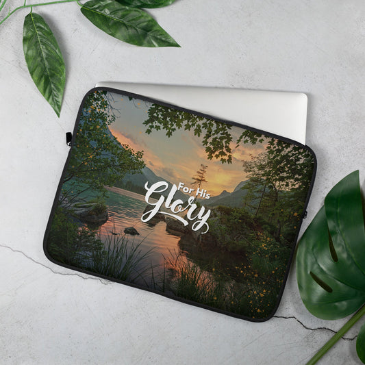 For His glory - Laptop Sleeve by MASIN Fashion – Faith - based Wear