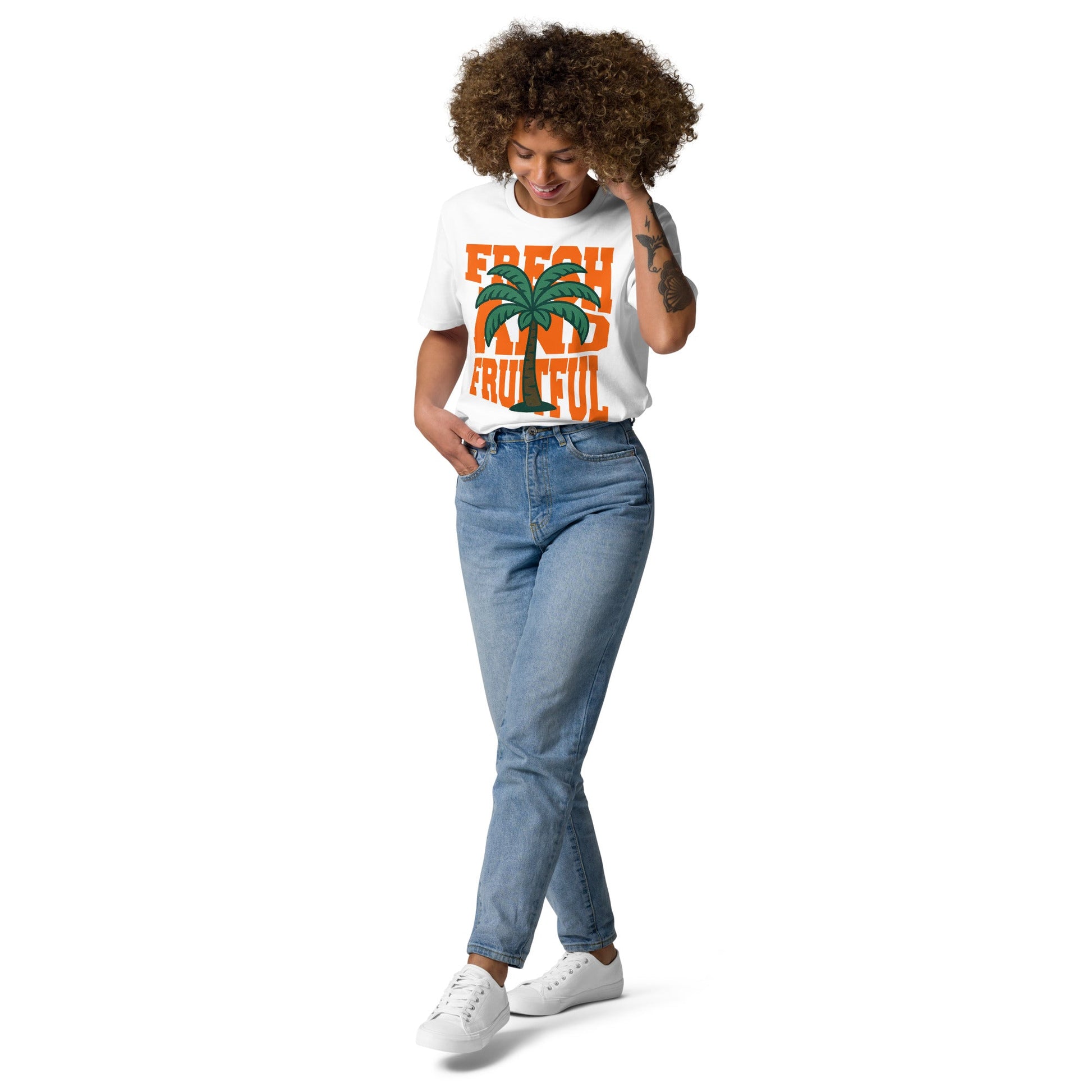 Fresh and Fruitful - Premium organic cotton t-shirt by MASIN Fashion – Faith - based Wear