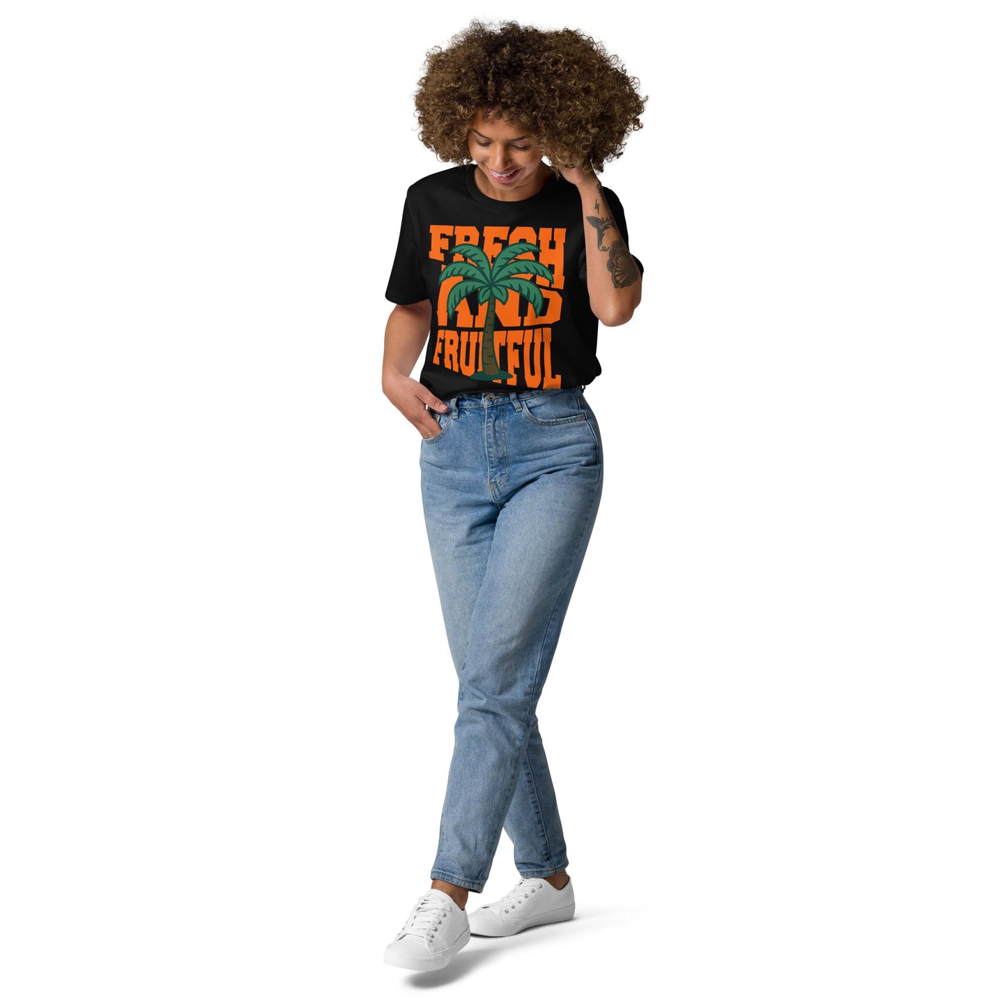 Fresh and Fruitful - Premium organic cotton t-shirt by MASIN Fashion – Faith - based Wear