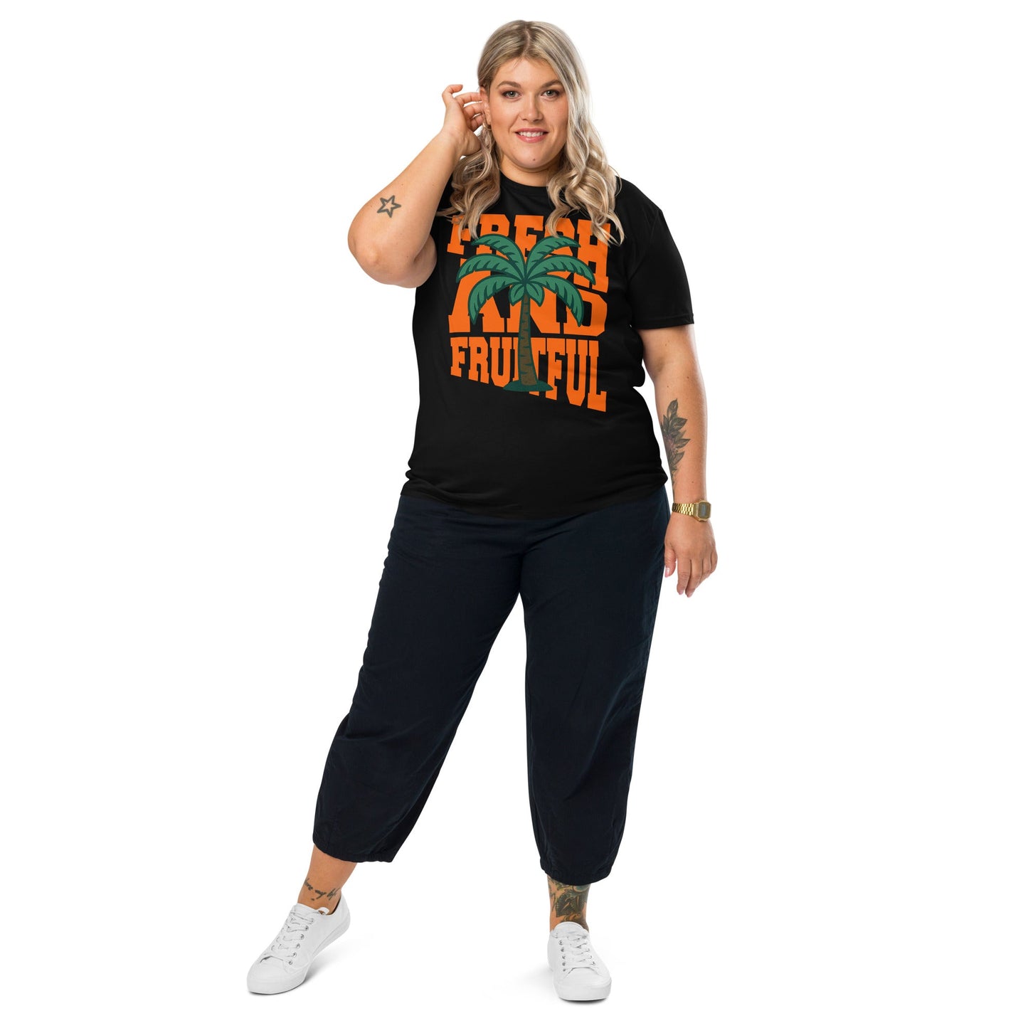 Fresh and Fruitful - Premium organic cotton t-shirt by MASIN Fashion – Faith - based Wear