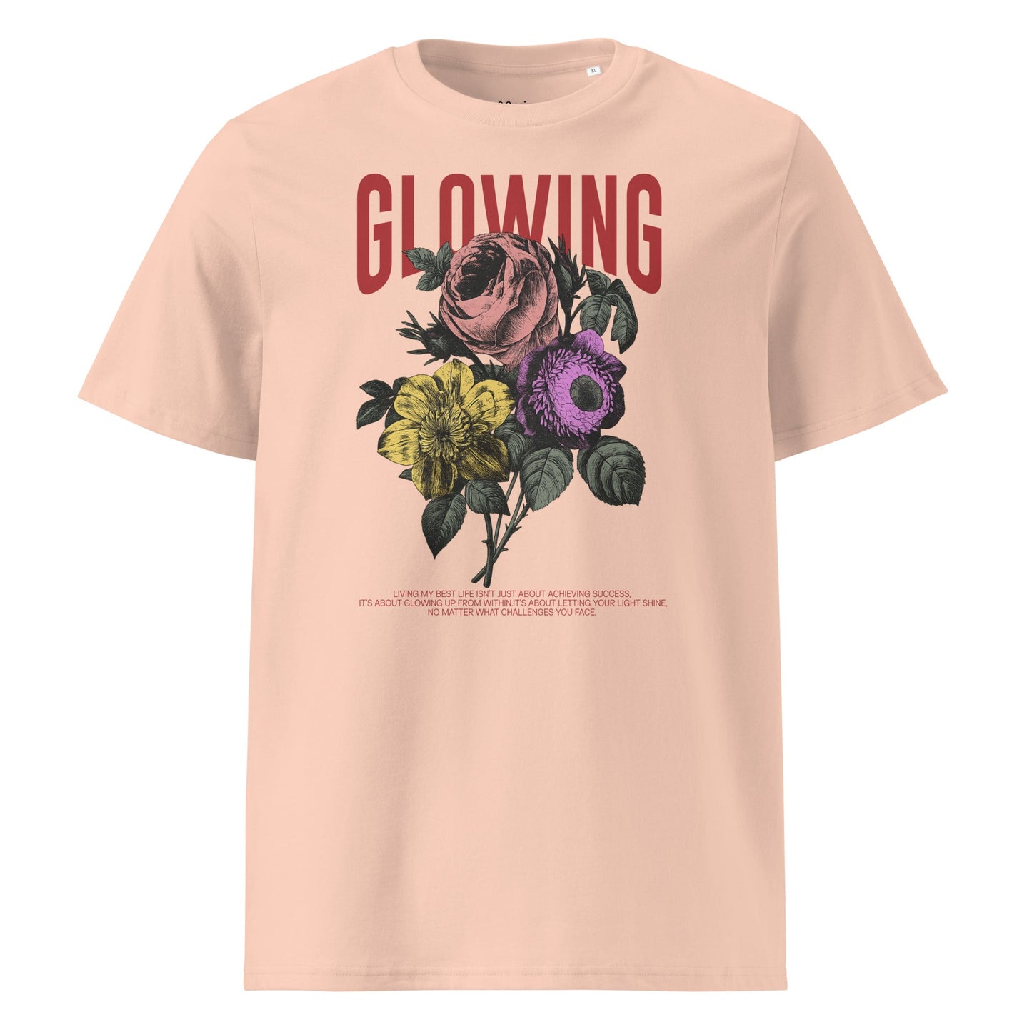 Glowing - Unisex Premium Organic Cotton T-Shirt by MASIN Fashion – Faith - based Wear