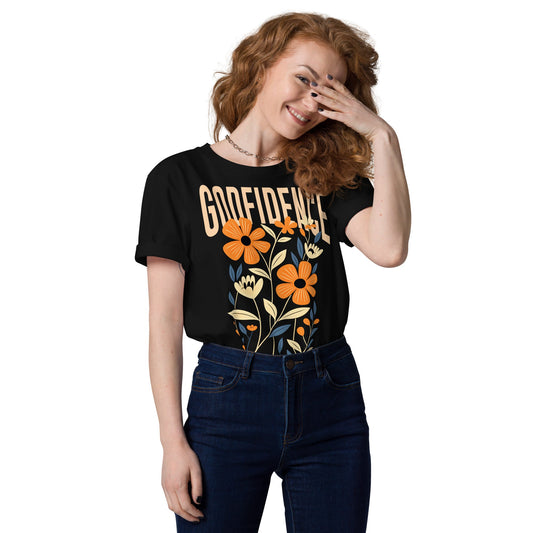 Godfidence - Unisex Premium Organic Cotton T-Shirt by MASIN Fashion – Faith - based Wear
