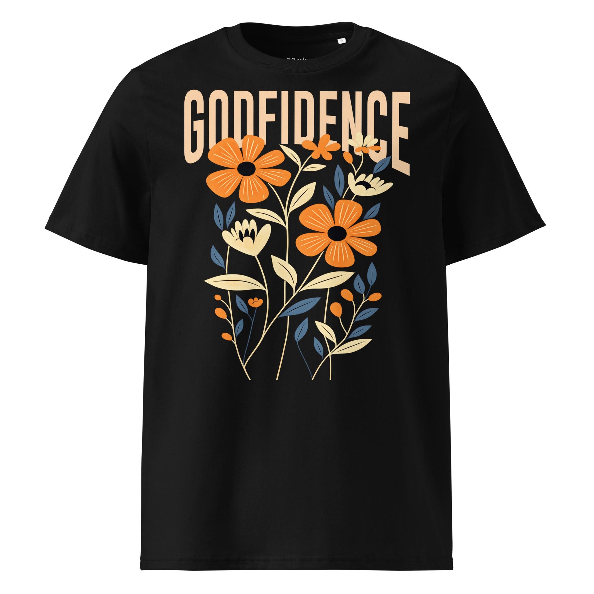 Godfidence - Unisex Premium Organic Cotton T-Shirt by MASIN Fashion – Faith - based Wear