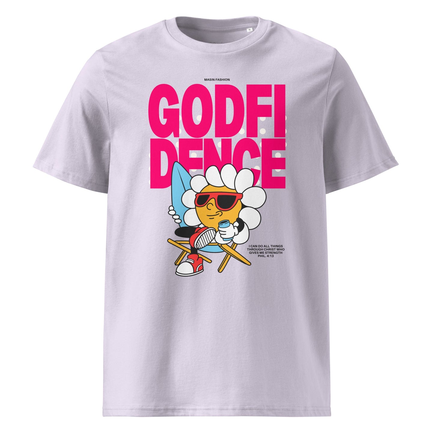 Godfidence Unisex Premium Organic Cotton T-Shirt by MASIN Fashion – Faith - based Wear