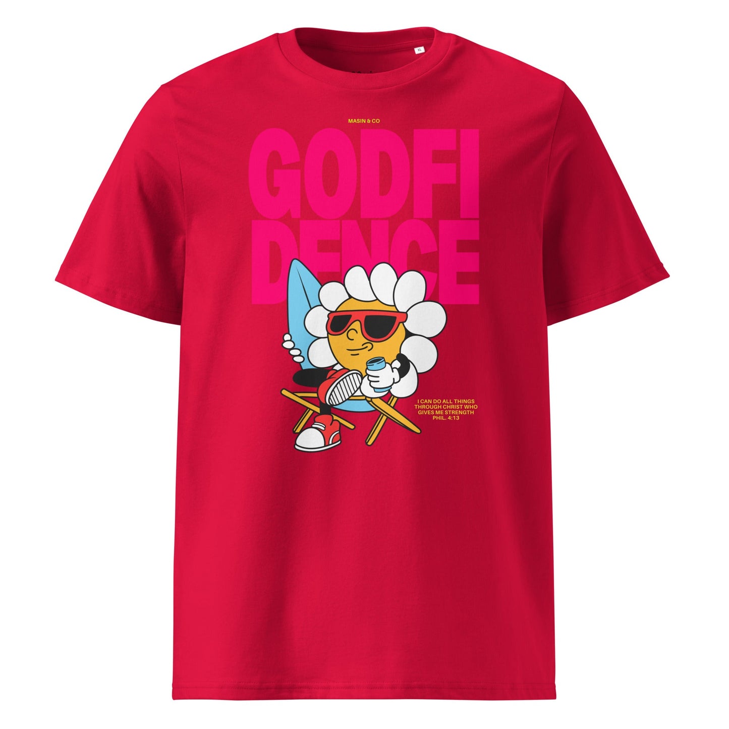 Godfidence Unisex Premium Organic Cotton T-Shirt Christian by masin fashion