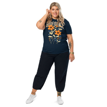 Godfidence - Unisex Premium Organic Cotton T-Shirt by MASIN Fashion – Faith - based Wear