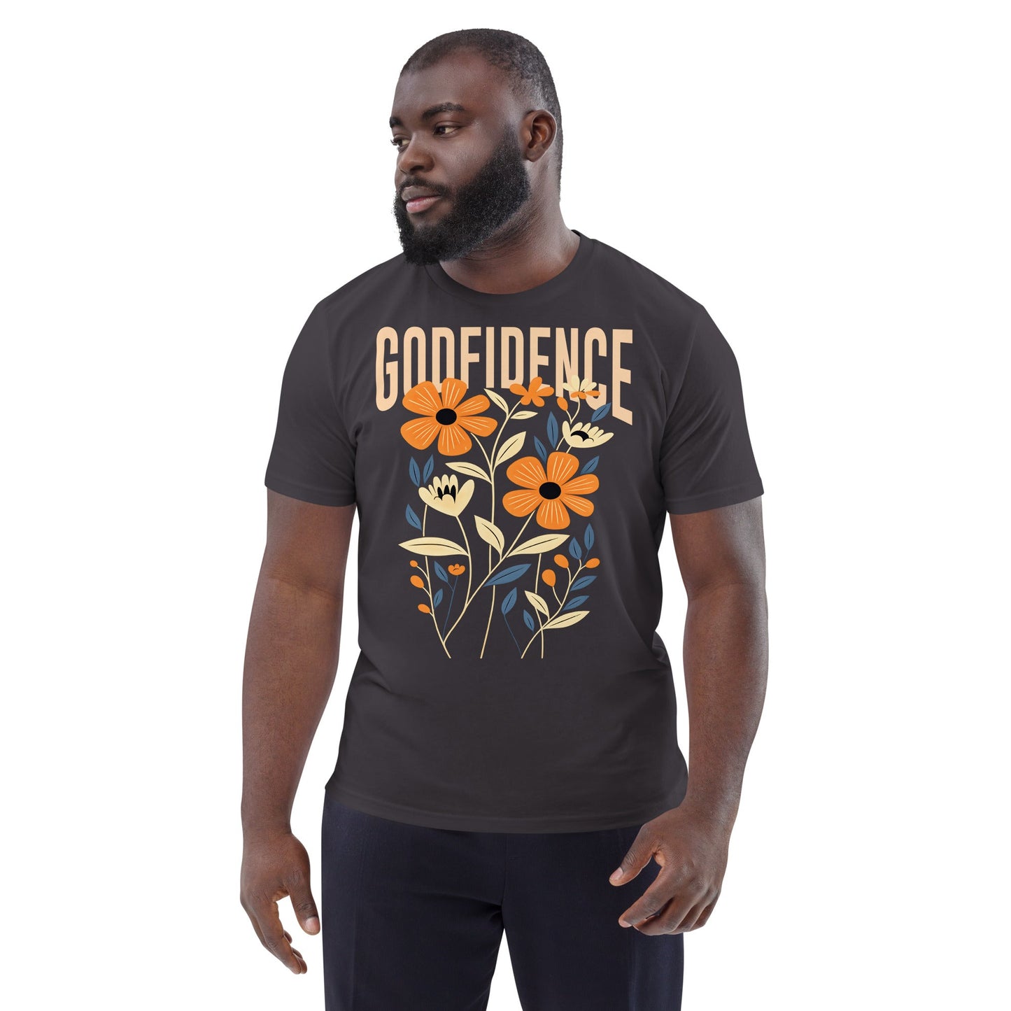Godfidence - Unisex Premium Organic Cotton T-Shirt by MASIN Fashion – Faith - based Wear