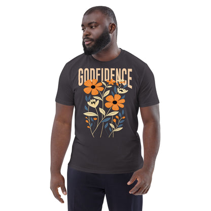 Godfidence - Unisex Premium Organic Cotton T-Shirt by MASIN Fashion – Faith - based Wear