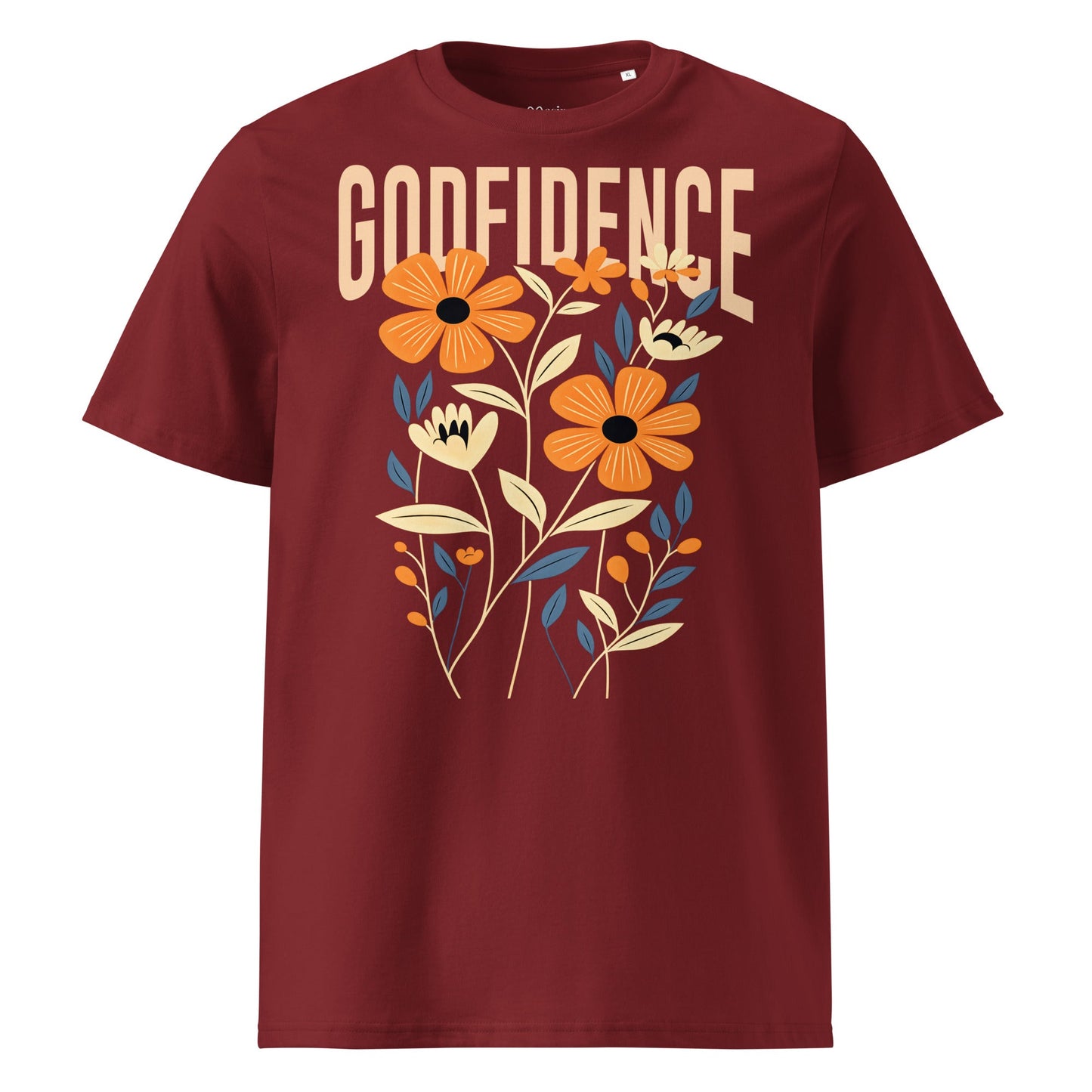 Godfidence - Unisex Premium Organic Cotton T-Shirt by MASIN Fashion – Faith - based Wear