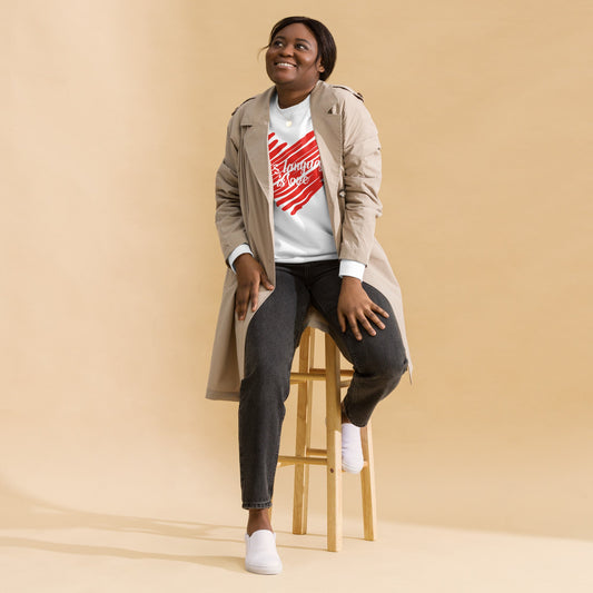 God's language is love - Unisex Premium Jumper by MASIN Fashion – Faith - based Wear