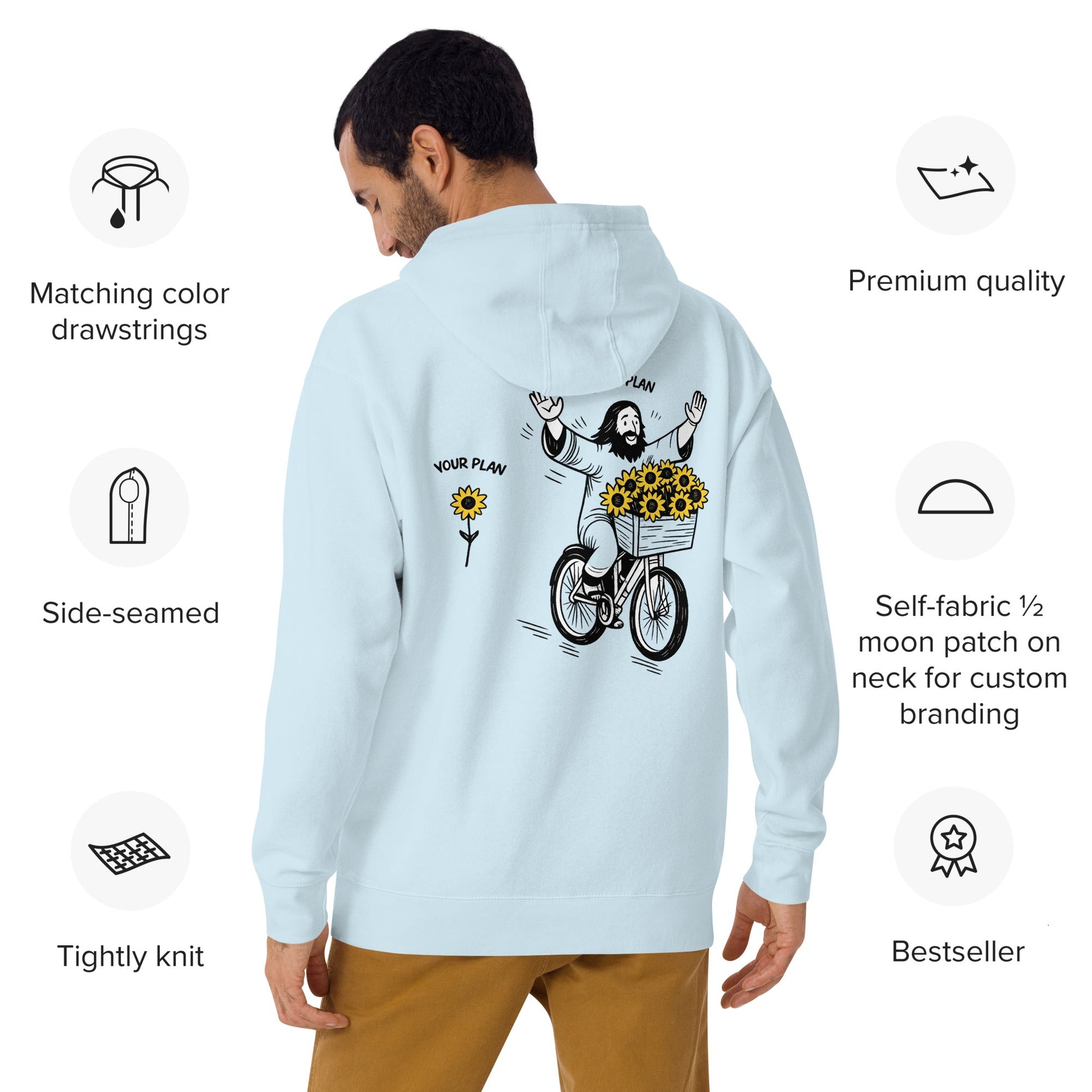 God's plan - Unisex LUXE Edition Hoodie by MASIN Fashion – Faith - based Wear