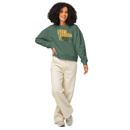 Grow through it - MASIN Women’s Luxe Oversize Jumper by MASIN Fashion – Faith - based Wear