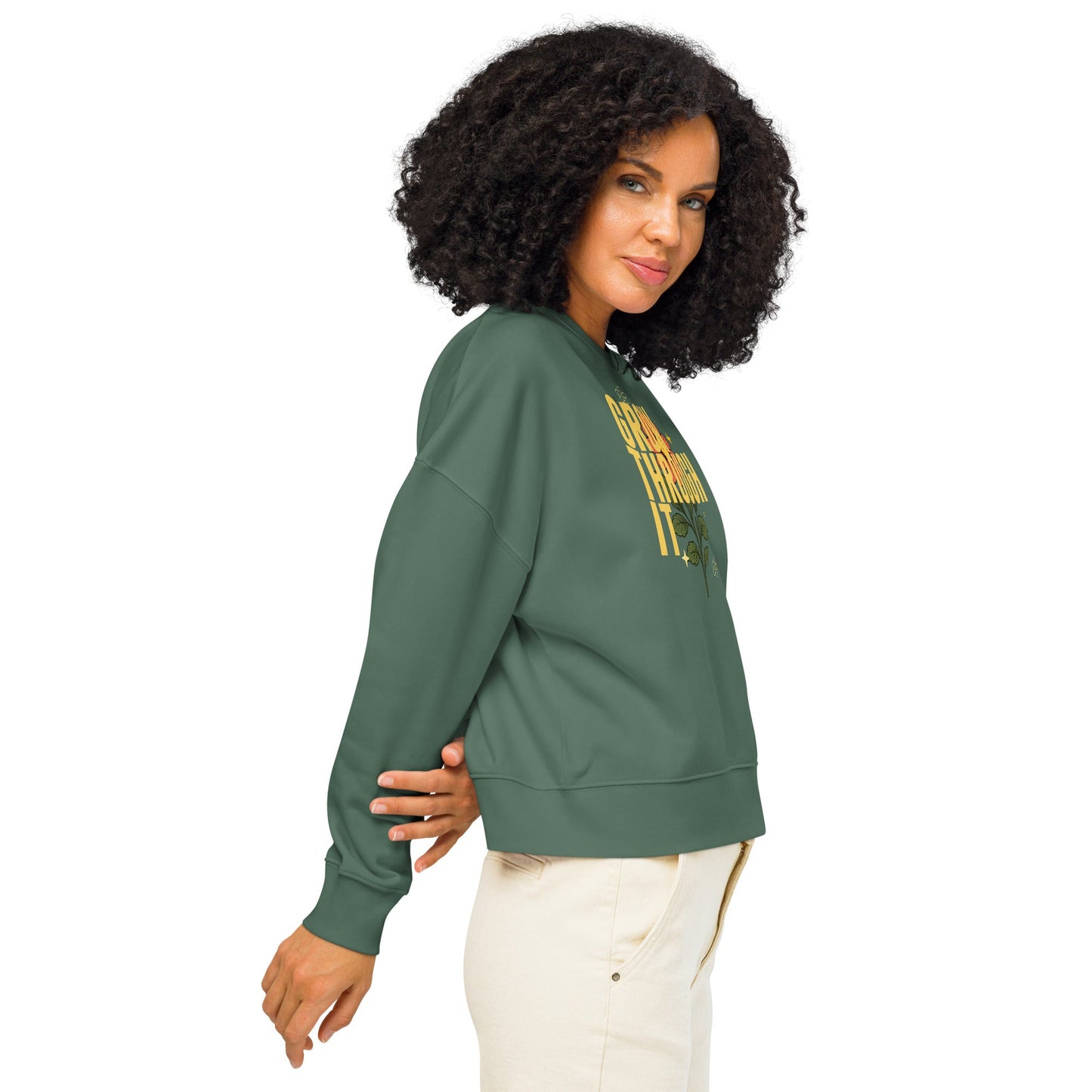 Grow through it - MASIN Women’s Luxe Oversize Jumper by MASIN Fashion – Faith - based Wear