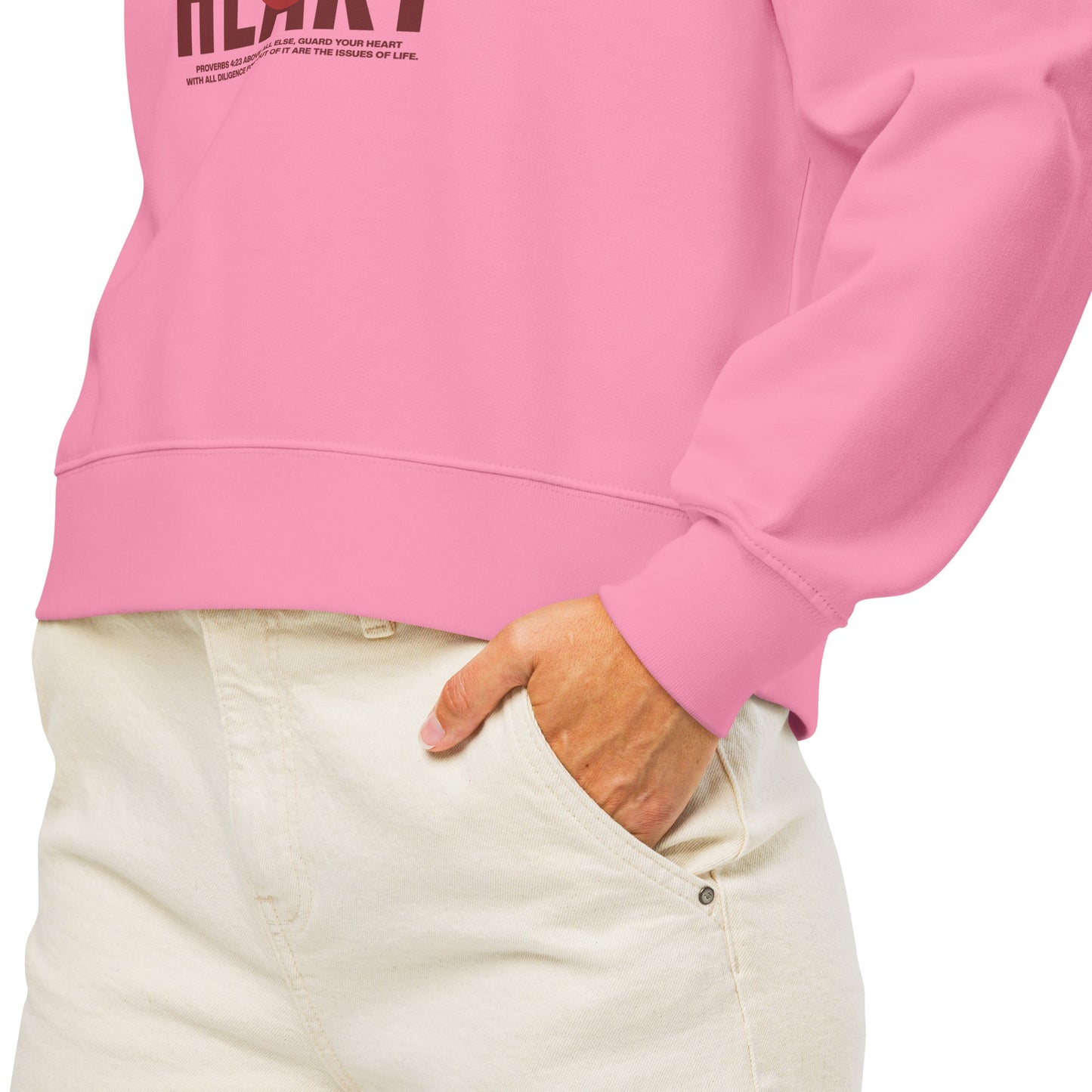 Guard your Heart - MASIN Women’s Luxe Organic Jumper by MASIN Fashion – Faith - based Wear