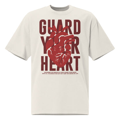 Guard your heart Unisex Vintage Oversized T-Shirt by MASIN Fashion – Faith - based Wear