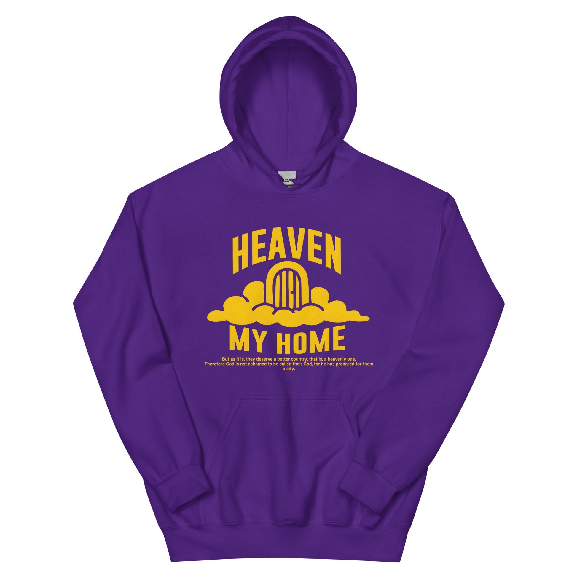 Heaven my Home - MASIN Luxe Unisex Hoodie by MASIN Fashion – Faith - based Wear