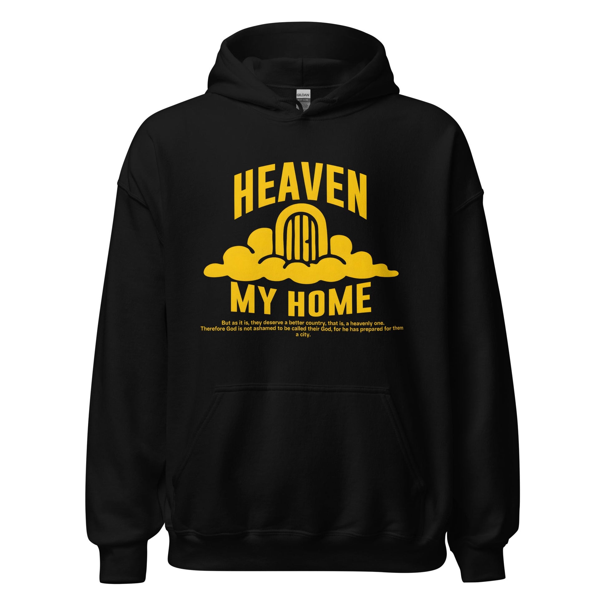 Heaven my Home - MASIN Luxe Unisex Hoodie by MASIN Fashion – Faith - based Wear
