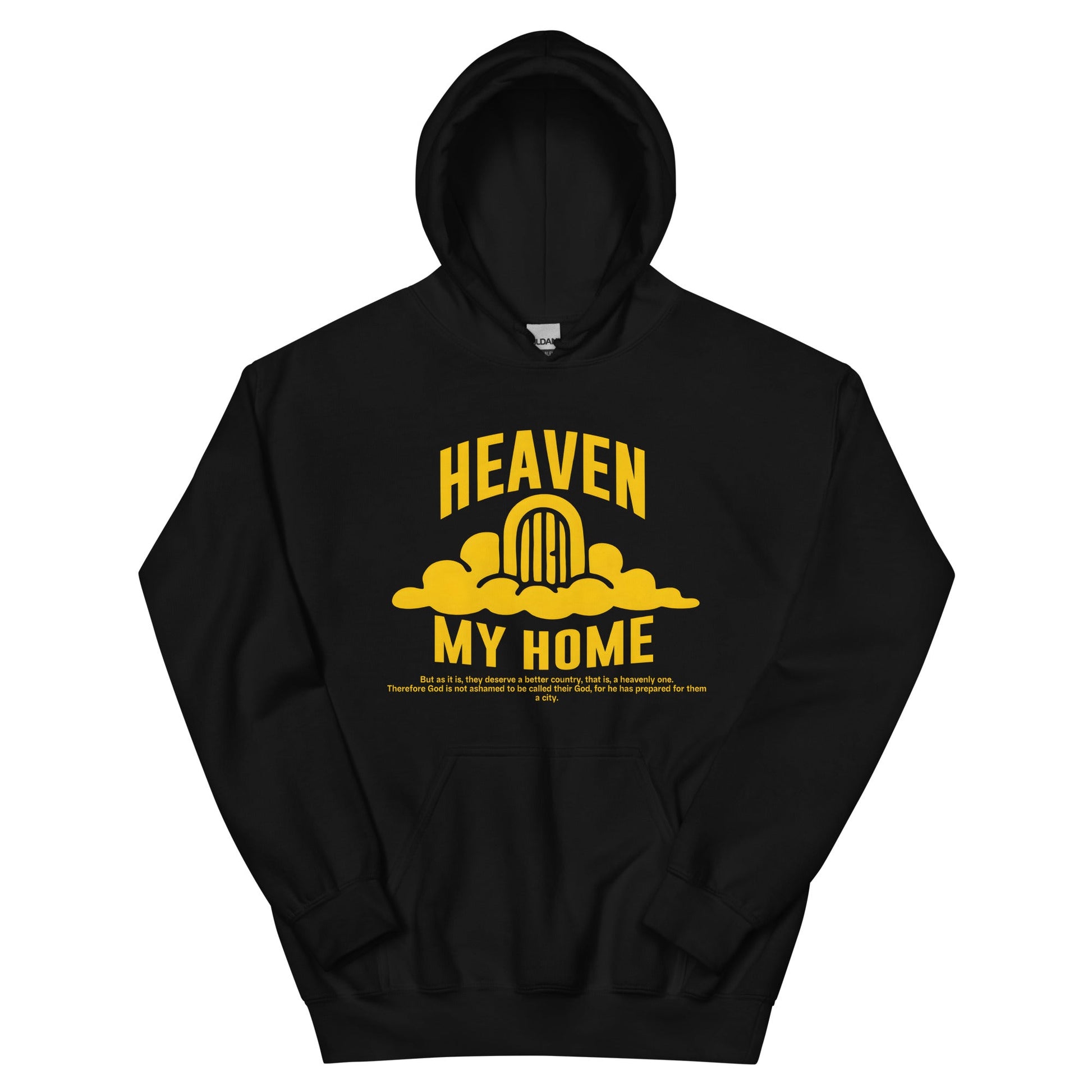 Heaven my Home - MASIN Luxe Unisex Hoodie by MASIN Fashion – Faith - based Wear