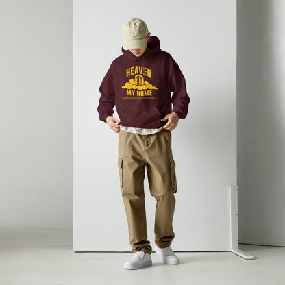 Heaven my Home - MASIN Luxe Unisex Hoodie by MASIN Fashion – Faith - based Wear