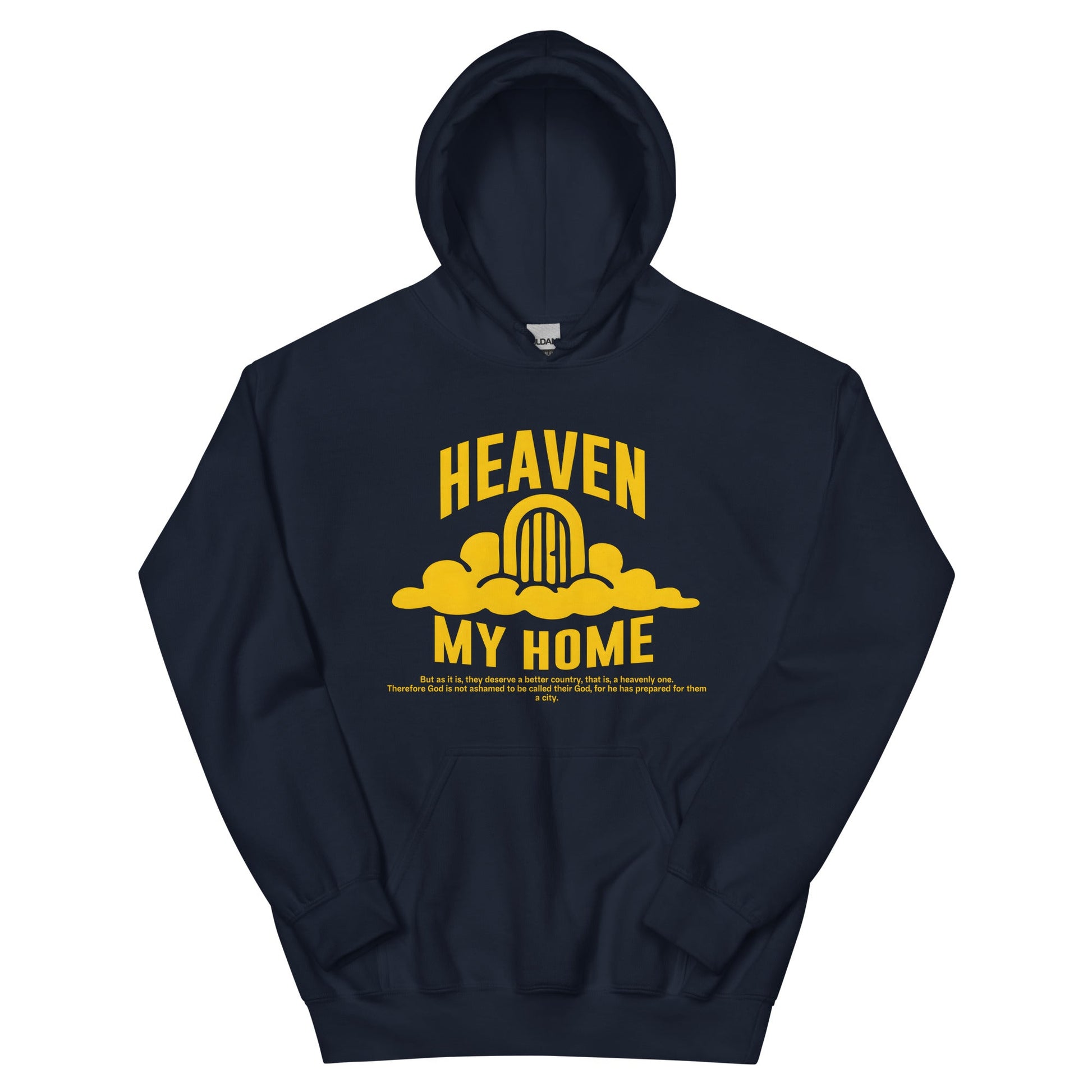 Heaven my Home - MASIN Luxe Unisex Hoodie by MASIN Fashion – Faith - based Wear