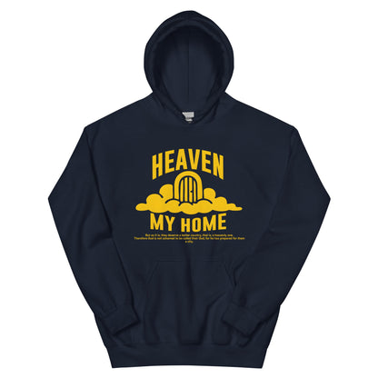Heaven my Home - MASIN Luxe Unisex Hoodie by MASIN Fashion – Faith - based Wear