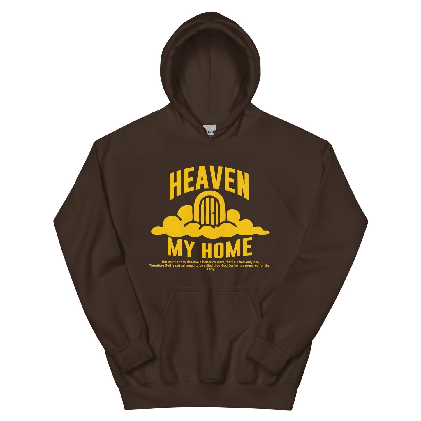 Heaven my Home - MASIN Luxe Unisex Hoodie by MASIN Fashion – Faith - based Wear