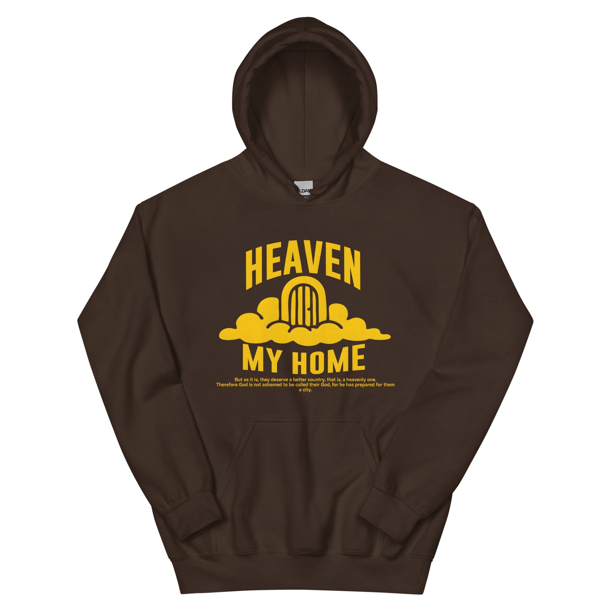 Heaven my Home - MASIN Luxe Unisex Hoodie by MASIN Fashion – Faith - based Wear