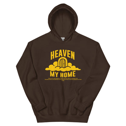 Heaven my Home - MASIN Luxe Unisex Hoodie by MASIN Fashion – Faith - based Wear