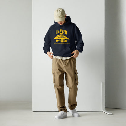 Heaven my Home - MASIN Luxe Unisex Hoodie by MASIN Fashion – Faith - based Wear