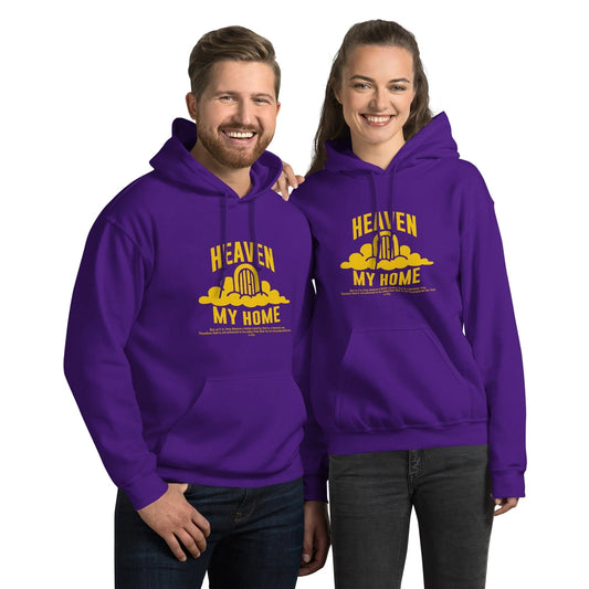 Heaven my Home - MASIN Luxe Unisex Hoodie by MASIN Fashion – Faith - based Wear