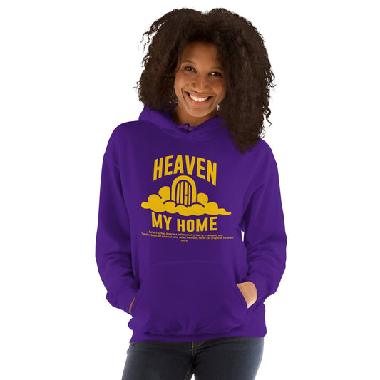 Heaven my Home - MASIN Luxe Unisex Hoodie by MASIN Fashion – Faith - based Wear