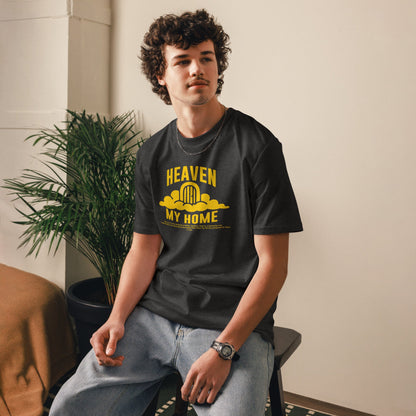 Heaven my Home - Unisex Premium Organic Cotton T-Shirt by MASIN Fashion – Faith - based Wear